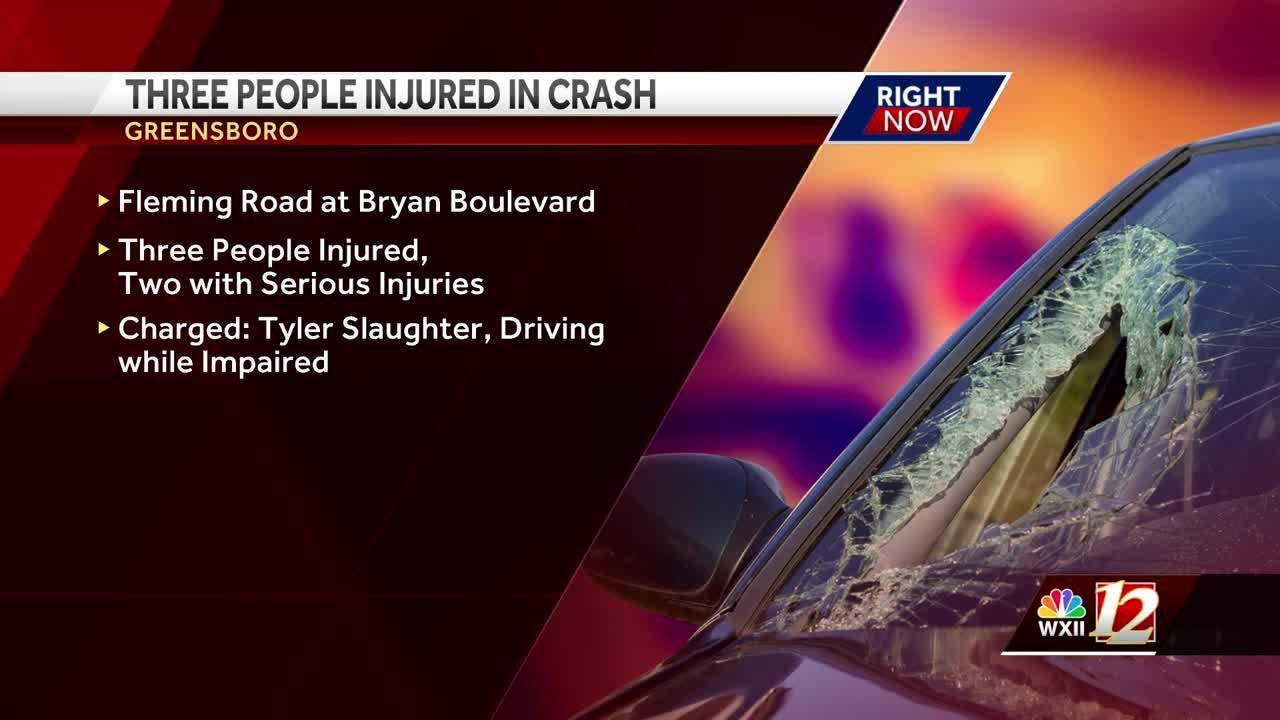 Driver charged with DWI after Greensboro crash; 2 seriously injured ...