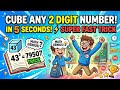 PART 1 CUBE of any 2 digit number in 5 second super fast trick for all exam speed maths master trick