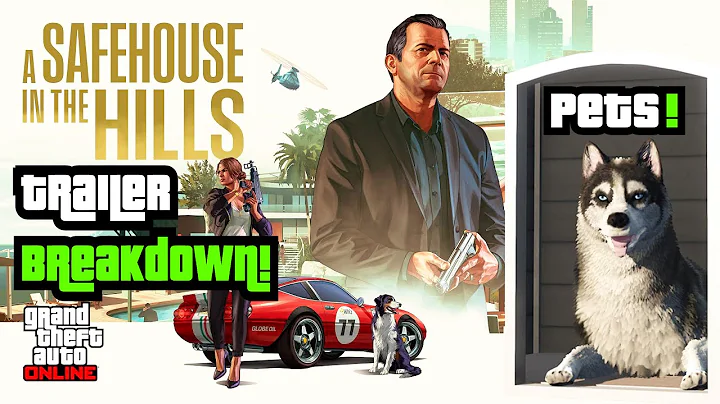 GTA 5 - Mansion DLC TRAILER 2 BREAKDOWN! (Michael, Pets, New Cars, & More!) A Safehouse In The Hills