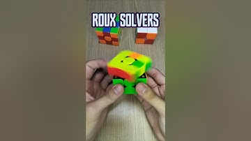 CFOP Solvers Vs. Roux and ZZ Solvers!