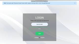 Revisi KP - Aplikasi Web - Menambahkan halaman login untuk pelanggan