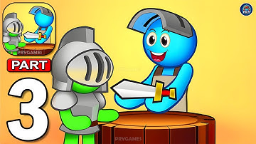 Sword Please - Gameplay Walkthrough Part 3 Stickman Army Commander Camp Castle Defense (Android, iOS