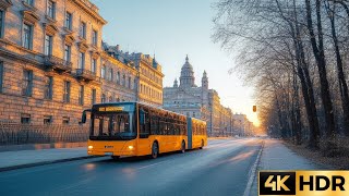 картинка: 🇷🇺 4K HDR На автобусе № 14 зигзагами по Петроградской стороне САНКТ-ПЕТЕРБУРГА.