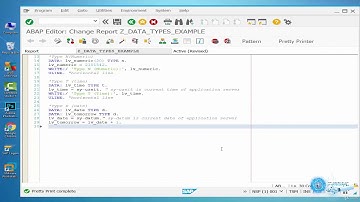 Predefined ABAP Data Types