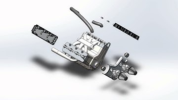 Solidworks Design of V6 4L Twin Turbo Engine