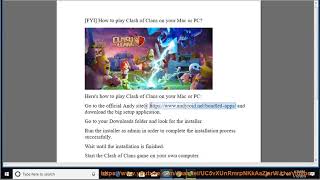 Play Clash of Clans on Mac/PC