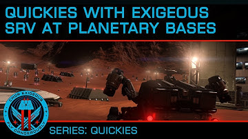 Quickies: SRVs at Planetary Bases