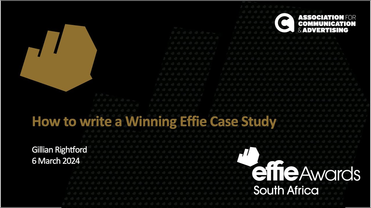 How to Write a Winning Effie Awards Case Study 2024