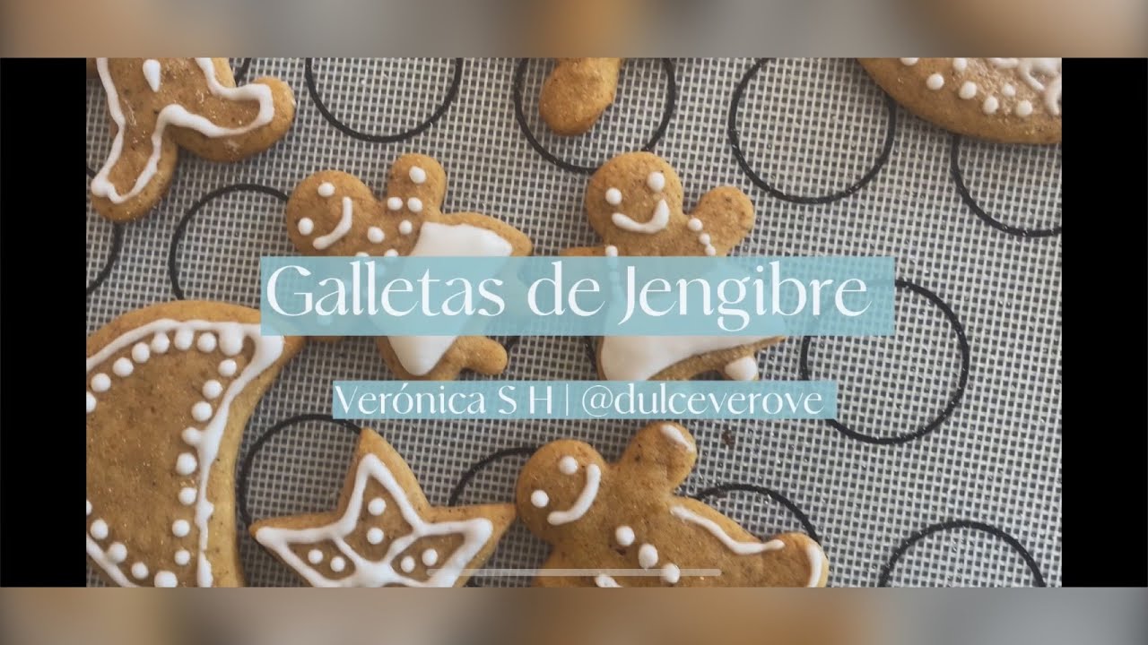 Galletas jengibre #navidad - Navidad - Galletas sin Huevo - Dulceverove