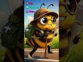 “A bee setting off on a journey.” 🐝✈️