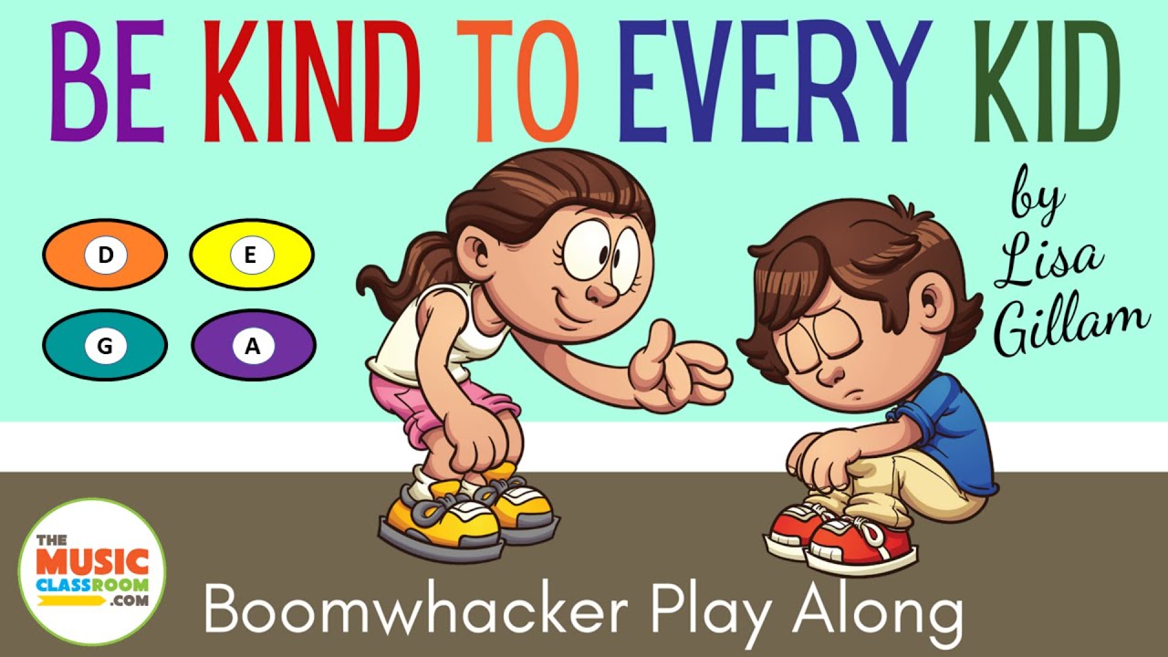 Boomwhacker Song with Friendship and Kindness Theme Pink Shirt Day