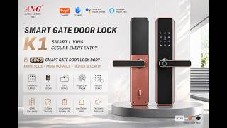 Download lagu K1 Smart Door Lock | 6068 Mortise, 5 Unlock Ways & Tuya TTLock Access