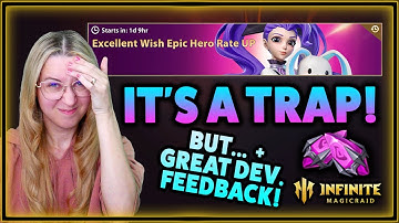 Wish Events + Developer Feedback ★ Infinite Magicraid ★