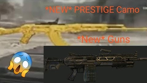 *New* Unreleased Prestige Camos and Guns in Call of Duty Mobile!