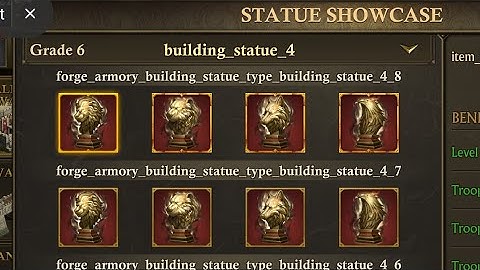 NEW BUILDING STATUE - APOCALYPTIC STATUE - Update 7.6 - King of Avalon KOA