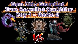 Warmachine IGQ at Gem City - Kithguard (Garrett Stacy) vs. Fane of Nyrro (Peyton Preece) - Round 2 screenshot 4