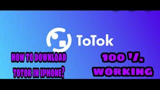 How to download Totok on ios 13.5 or below (latest)...working 100% screenshot 5