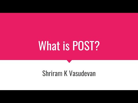 What is POST (Power On Self Test ) and what are the duties of POST?