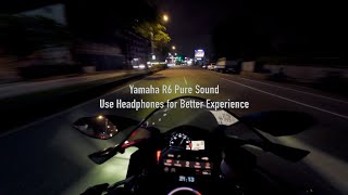 [Pure Sound 4K] | YAMAHA R6 | Day's End | POV Sound | Akrapovic Exhaust | ASMR