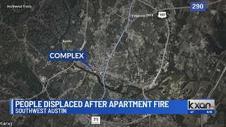 Fireplace accident causes apartment fire, around 15 displaced