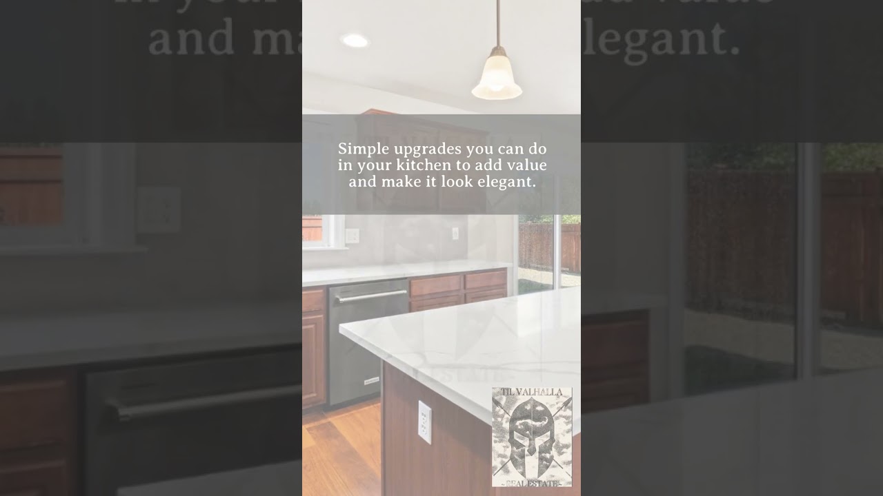 Simple upgrades you can do in your kitchen to add value and make it look elegant.