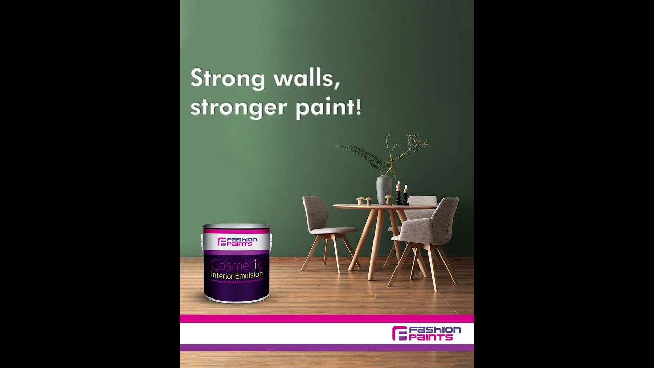 Let your walls speak your style, only with Fashion Paints.