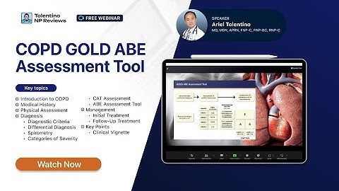Updated GOLD Chronic Obstructive Pulmonary Disease (COPD) Guidelines - Webinar