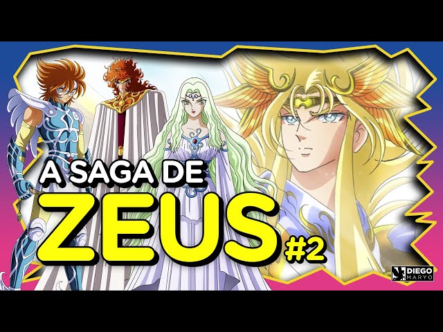 A SAGA DE ZEUS  A Batalha dos deuses do Olimpo! Saint Seiya 