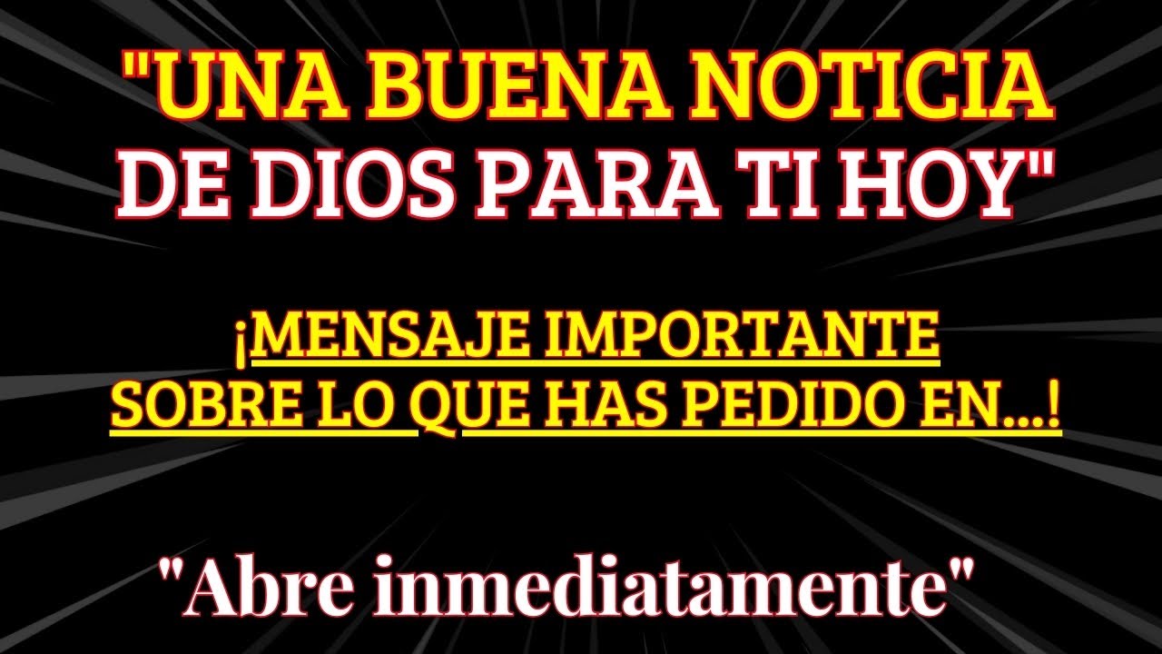 💌 TE VAS A SORPRENDER ️ NECESITO QUE SEPAS ESTO HOY 🕊️Mensaje de Dios ...