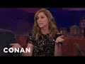 Jenna Fischer Used To Live Behind A Sex Shop  - CONAN on TBS