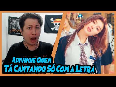 Adivinhe o QUEM TÁ CANTANDO pela letra da música | REACT DO MORENO com os amigos