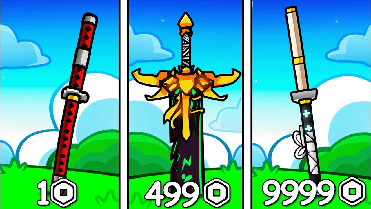 Spending Robux For INSANE Anime Swords!