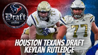 Houston Texans DRAFT Keylan Rutledge!