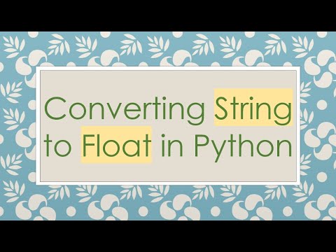 Converting String to