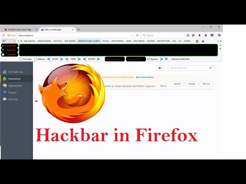How to Install and Configure Hackbar Extension for Ethical Hacking #hackbar