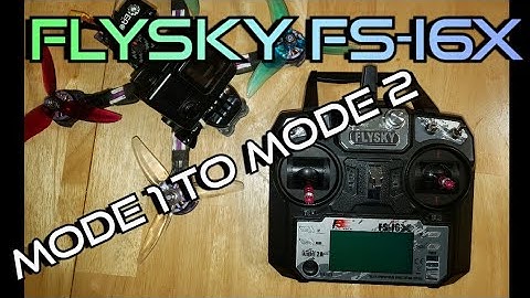 Flysky  FS-i6X Transmitter  Mode 1 To Mode 2 Modification