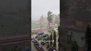 My office views 🌧️❤️ #barish #rainsounds #lovesong