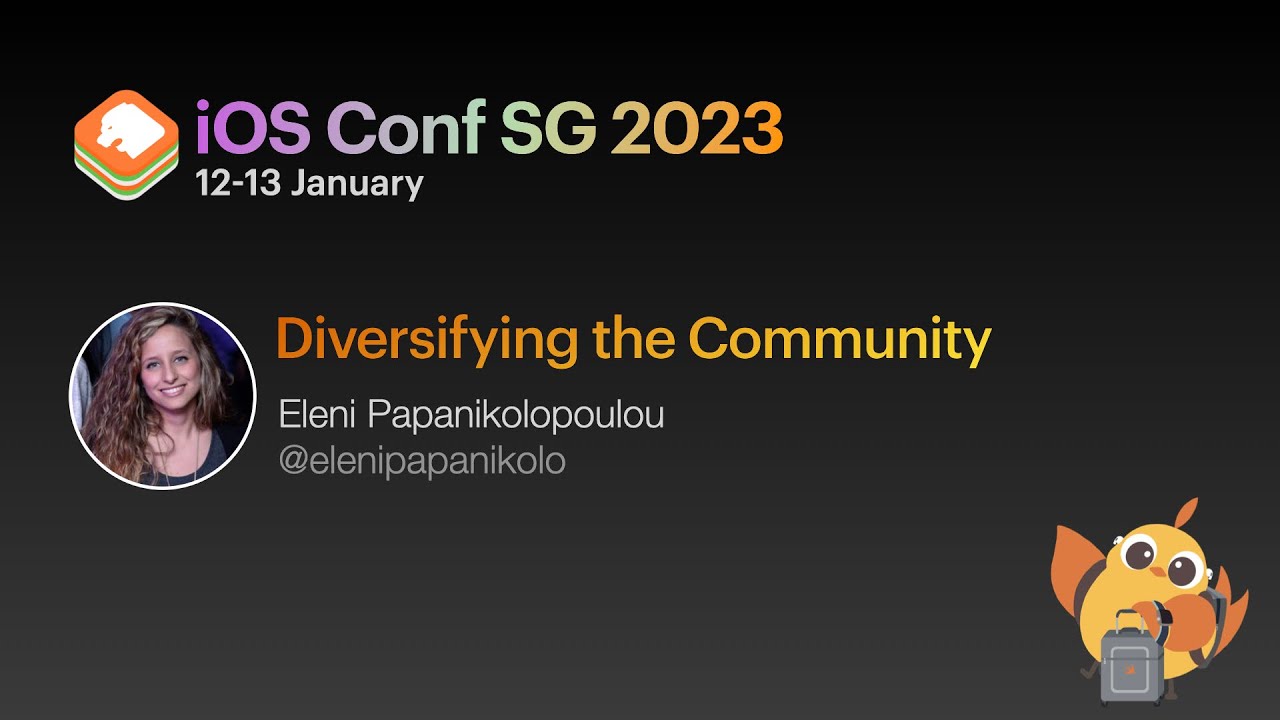 Diversifying the Community - iOS Conf SG 2023 - YouTube