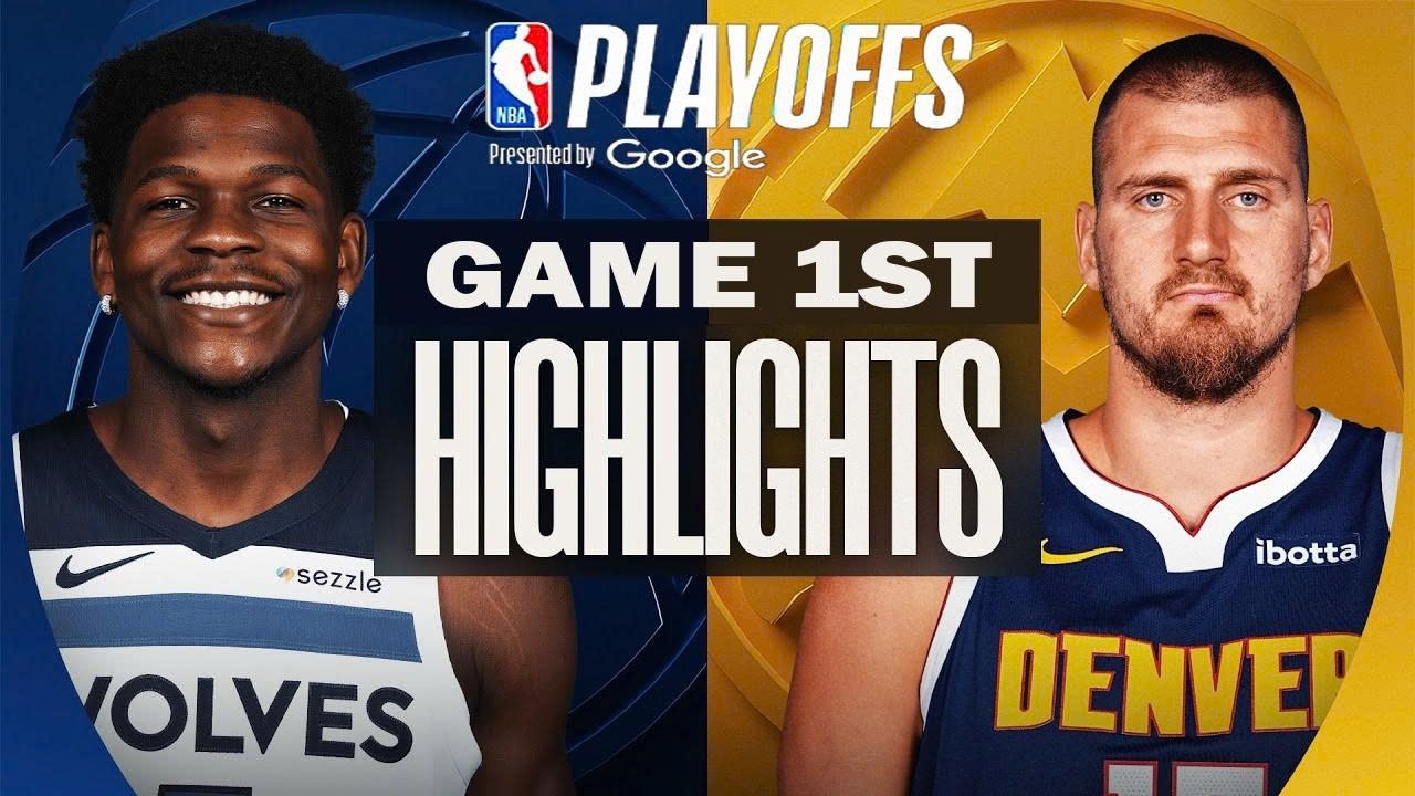 Denver Nuggets vs Minnesota Timberwolves Game 1st Highlights - April 30 ...