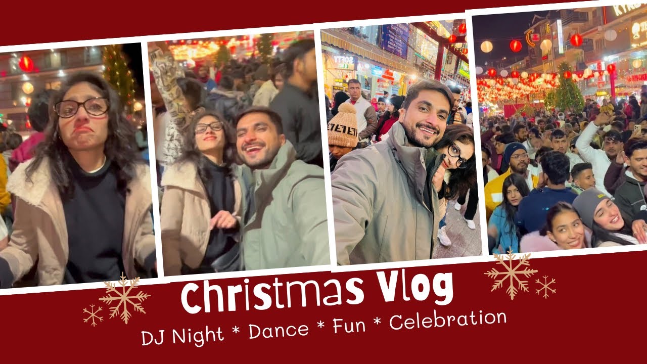 CHRISTMAS Celebration 🎉 in Manali ⛄️😍 
