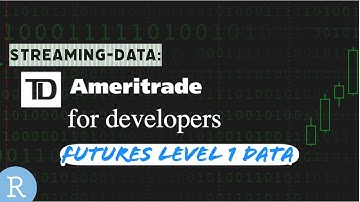 TD Ameritrade API | Shiny App to Stream Futures