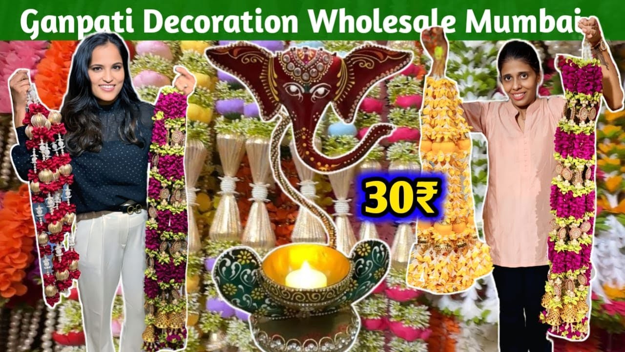 Mumbai's BEST Ganpati Decorations Wholesale Markets | Diwali Decoration Wholesale Market Mumbai