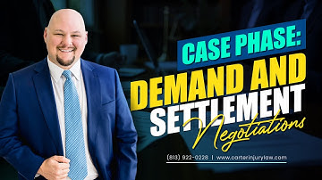 Case Phase:Demand & Settlement Negotiations |What You Must Know to Get Paid|Personal Injury Attorney