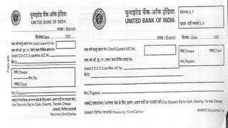 This video explains how to fill deposit slip of united bank india for
current a/c.http://twitter.com/howtobank- follow us on twitter
http://gplus.to/howto...