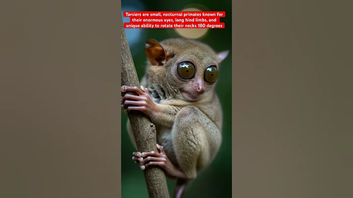 Tarsier has big eyes #shorts #viralshort
