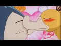 Mistys psyduck kiss  ashs snorlax psyduck funniest moment ever