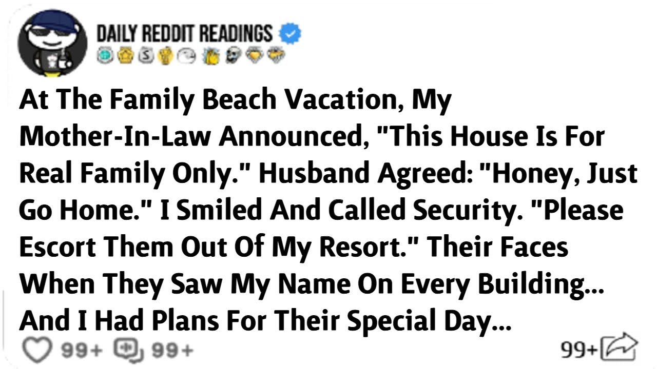 At The Family Beach Vacation, My Mother-In-Law Announced, 