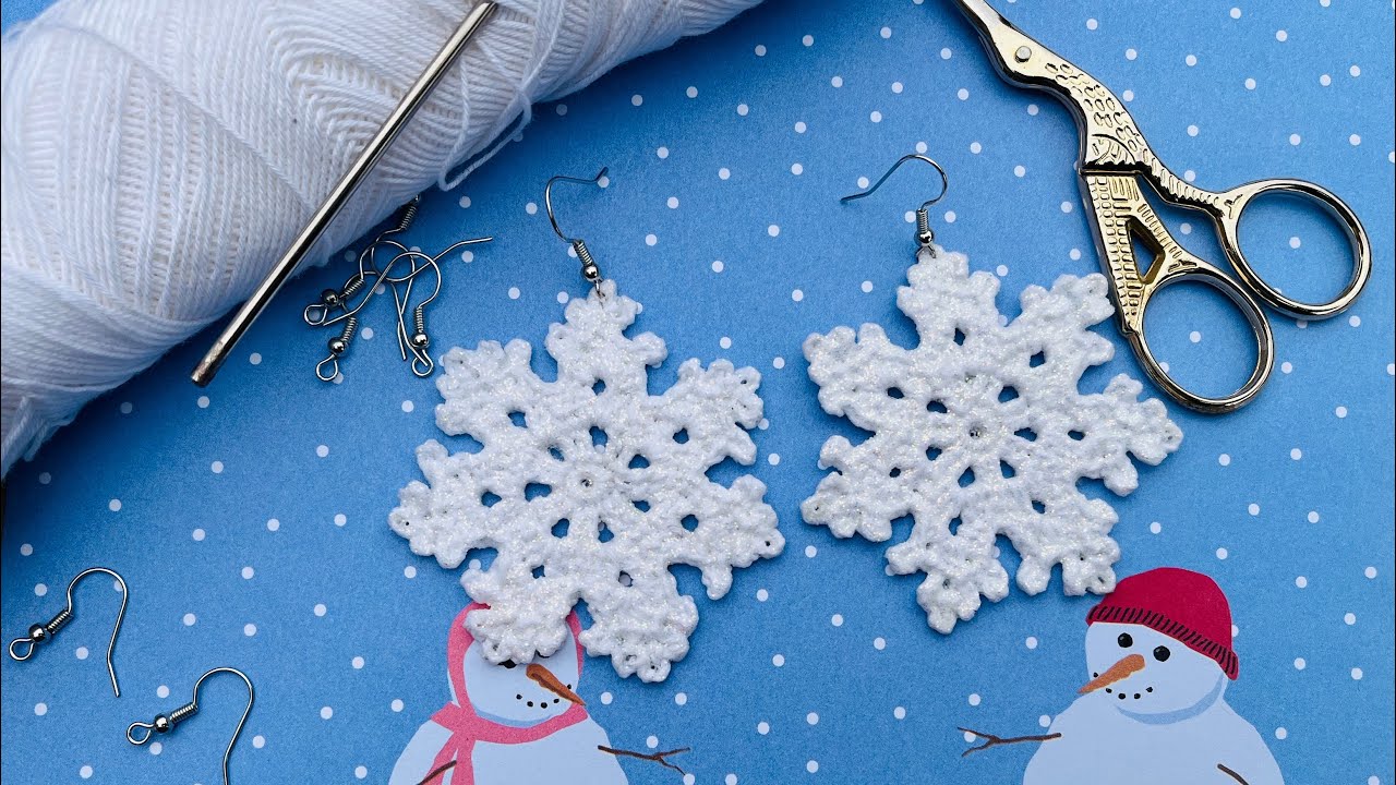 Aretes Copo de Nieve❄️❄️⛄️