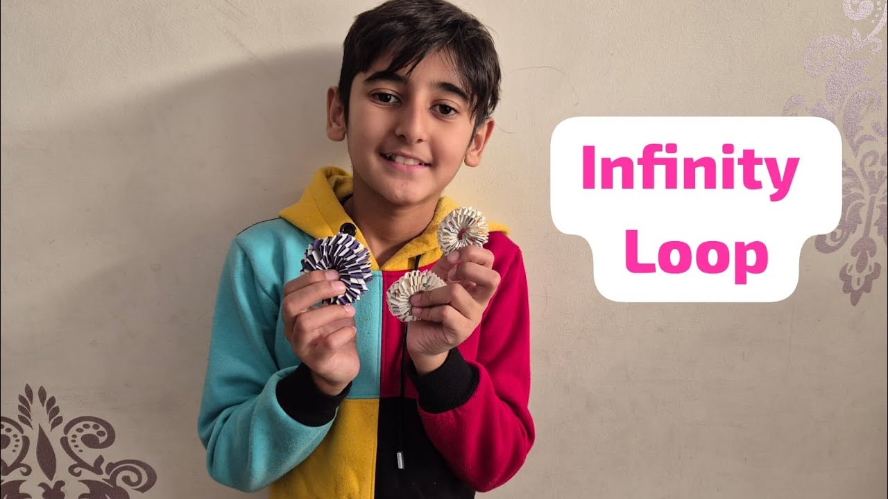 How to make infinity loop | infinity loop | craft ideas | sheets ...