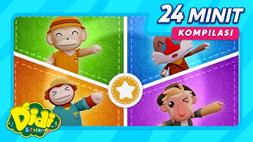 Kompilasi 24 Minit Lagu-Lagu Didi & Friends | Lagu Baru Didi | Didi & Friends Lagu Kanak-Kanak
